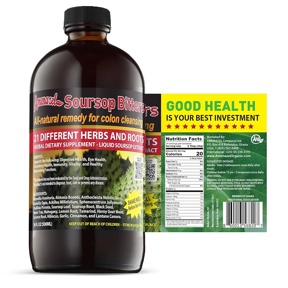 About Soursop Bitters - 16 oz.
